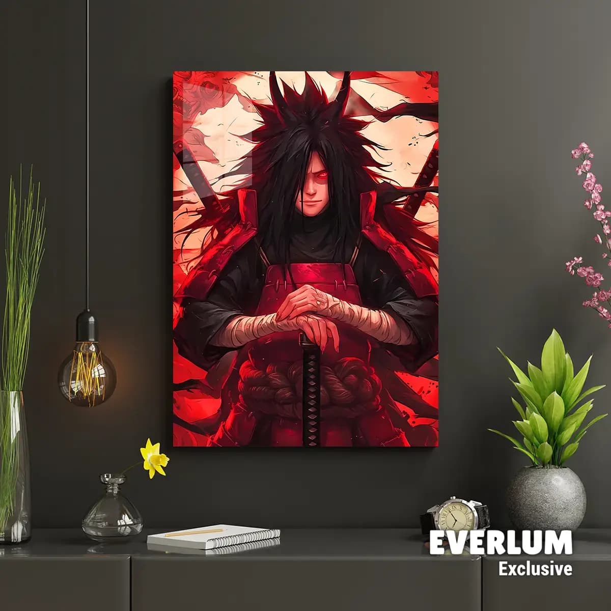 متال پوستر انیمه Naruto طرح شخصیت Madara کد N401 — تصویر ۳