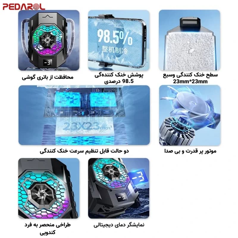 فن موبایل LEIZUN مدل SL31 — تصویر ۵