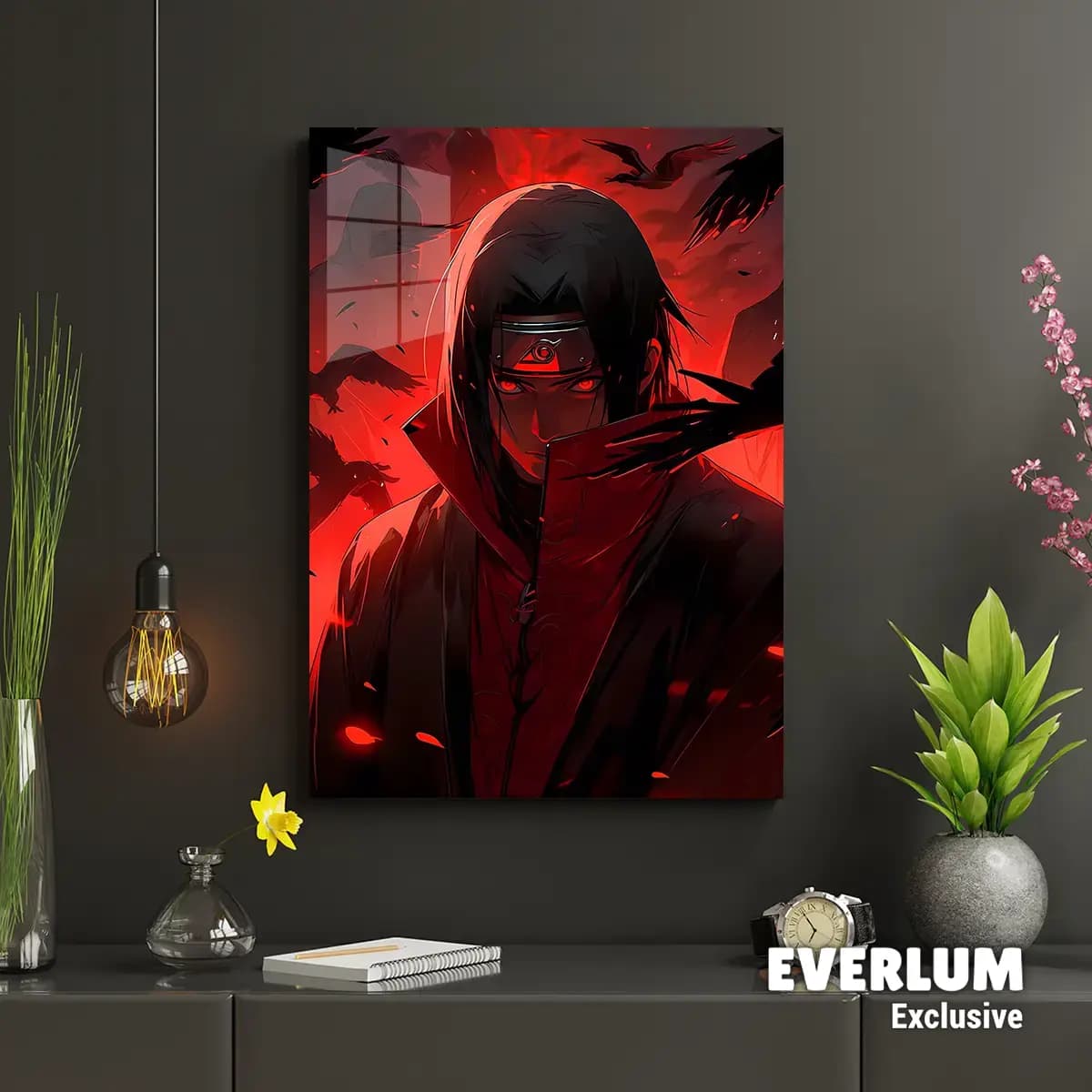 متال پوستر انیمه Naruto طرح شخصیت Itachi کد N211 — تصویر ۳