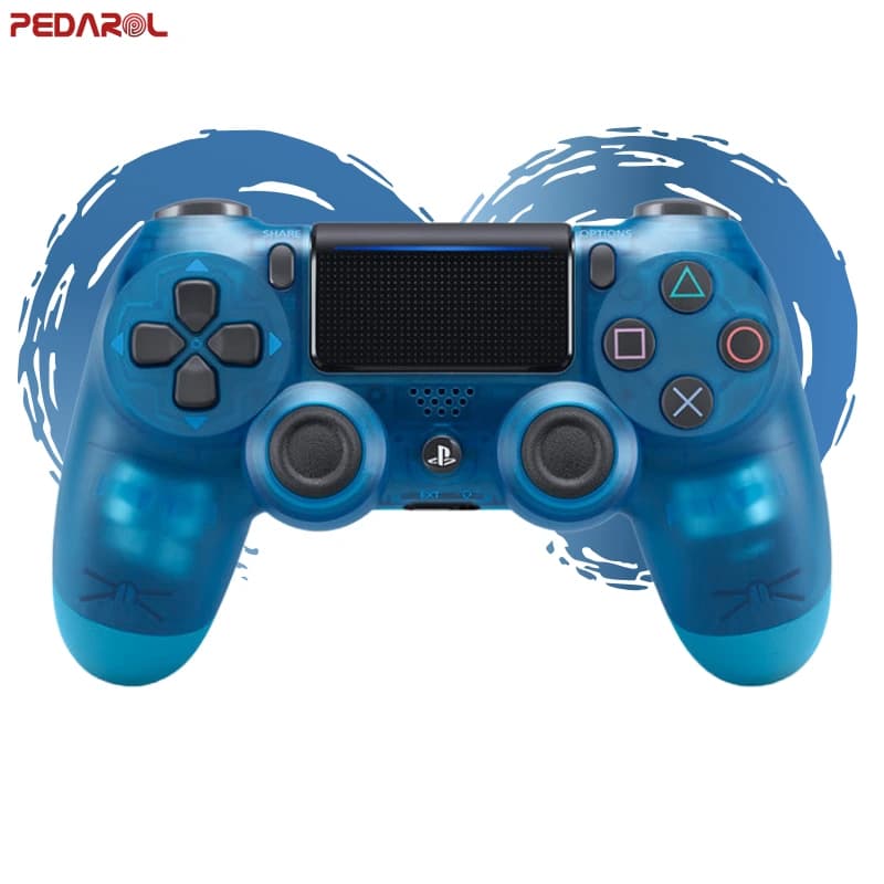 دسته PS4 مدل Transparent Blue — تصویر ۳