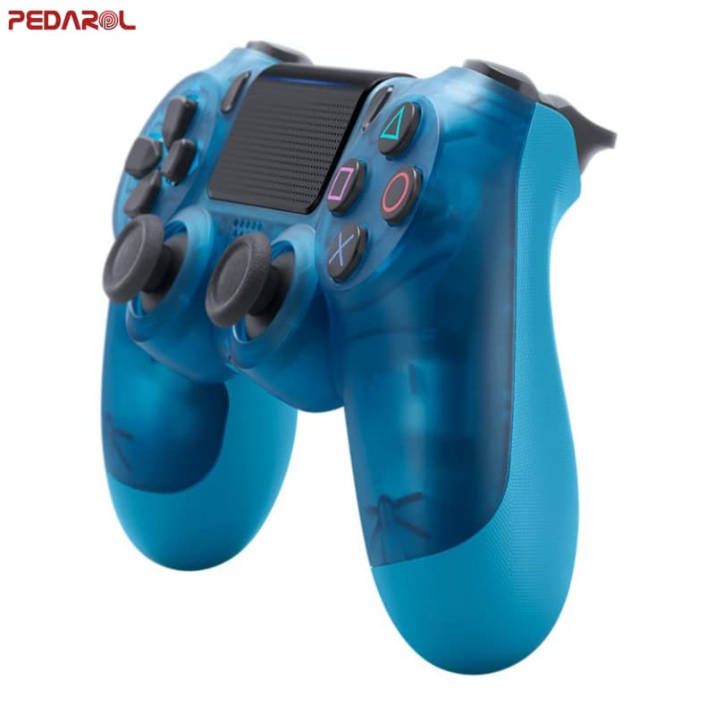 دسته PS4 مدل Transparent Blue — تصویر ۵