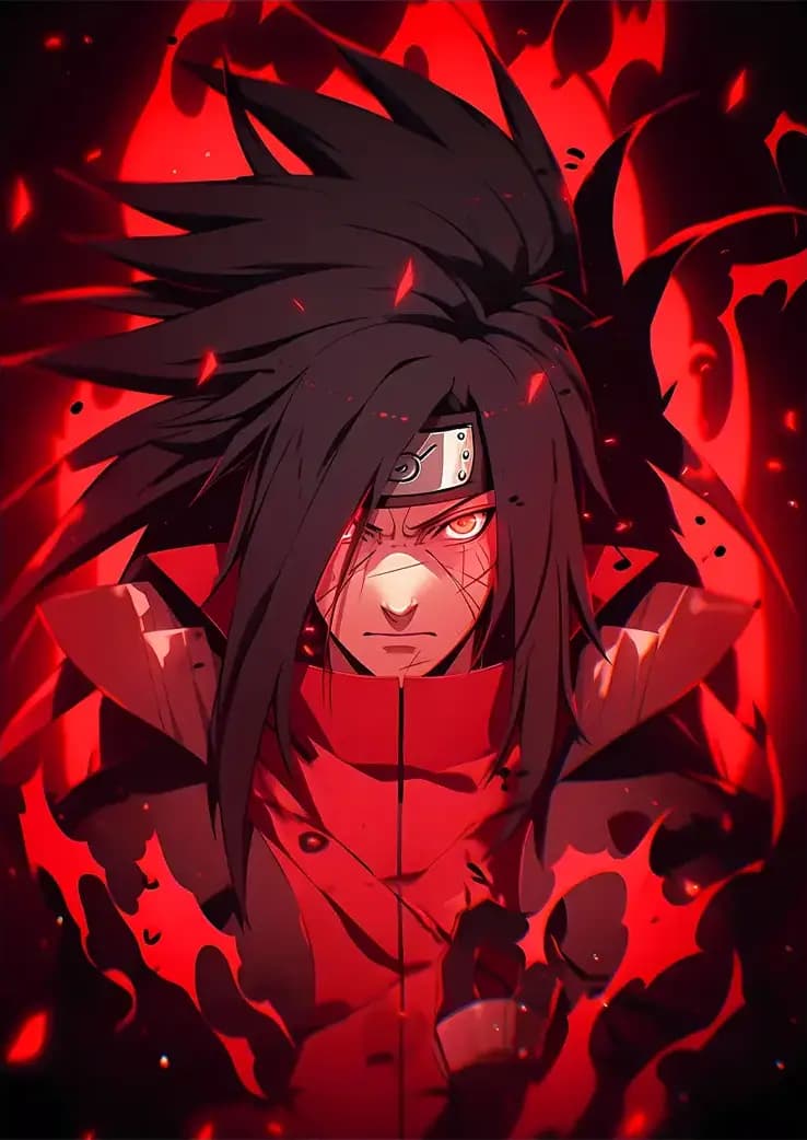 متال پوستر انیمه Naruto طرح شخصیت Madara کد N206 — تصویر ۲