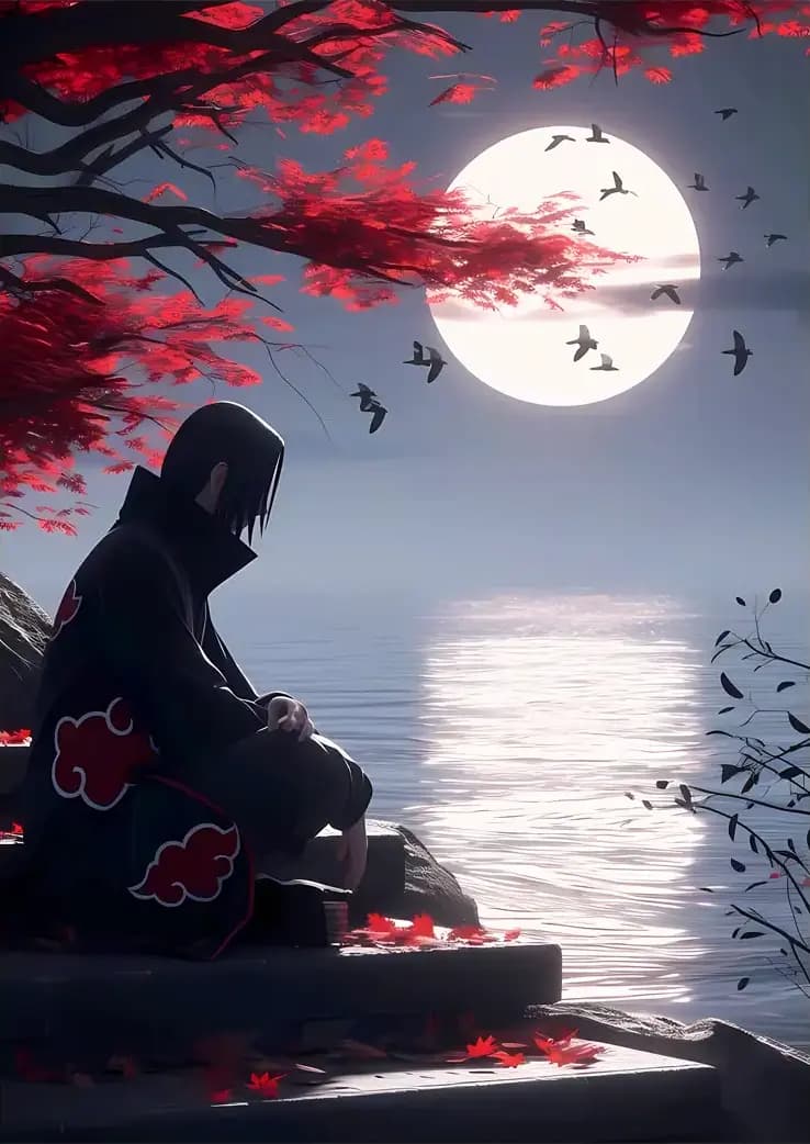 متال پوستر انیمه Naruto طرح شخصیت Itachi کد N203 — تصویر ۲