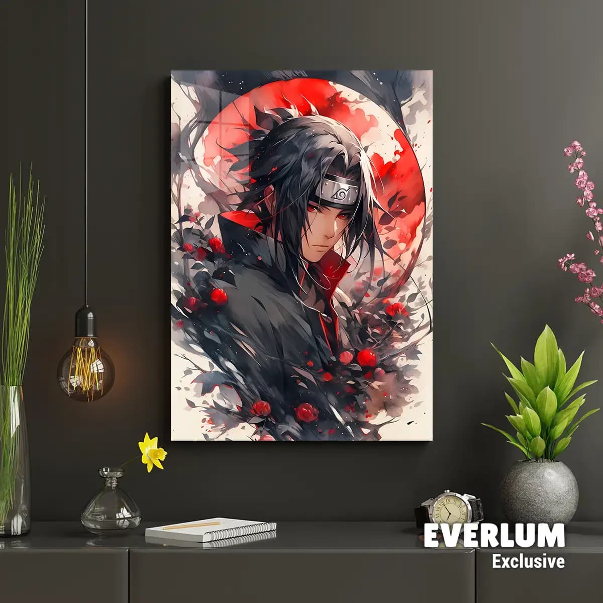 متال پوستر انیمه Naruto طرح شخصیت Itachi کد N004 — تصویر ۳