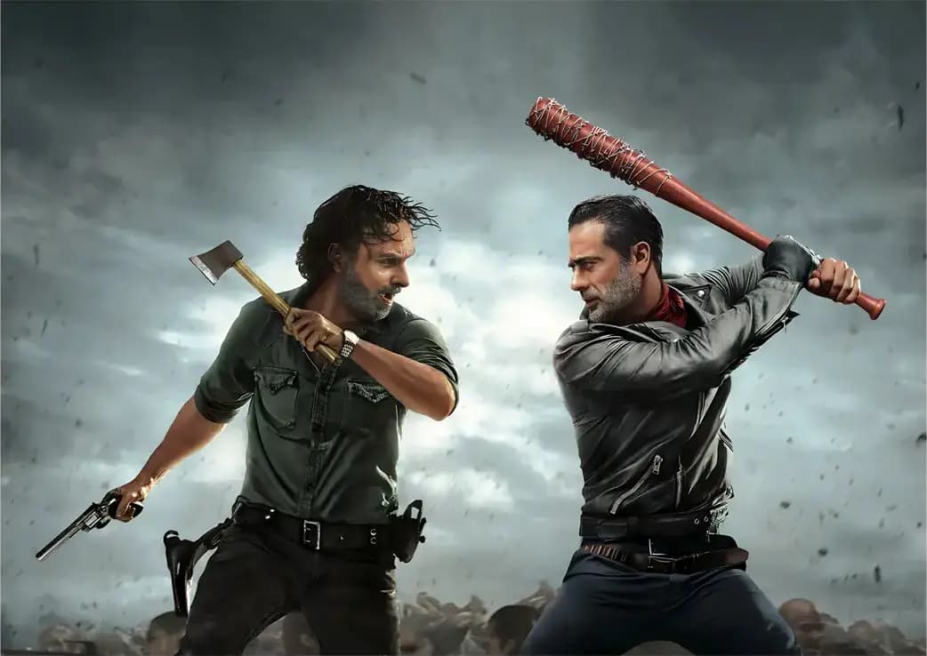 متال پوستر سریال The Walking Dead کد N601