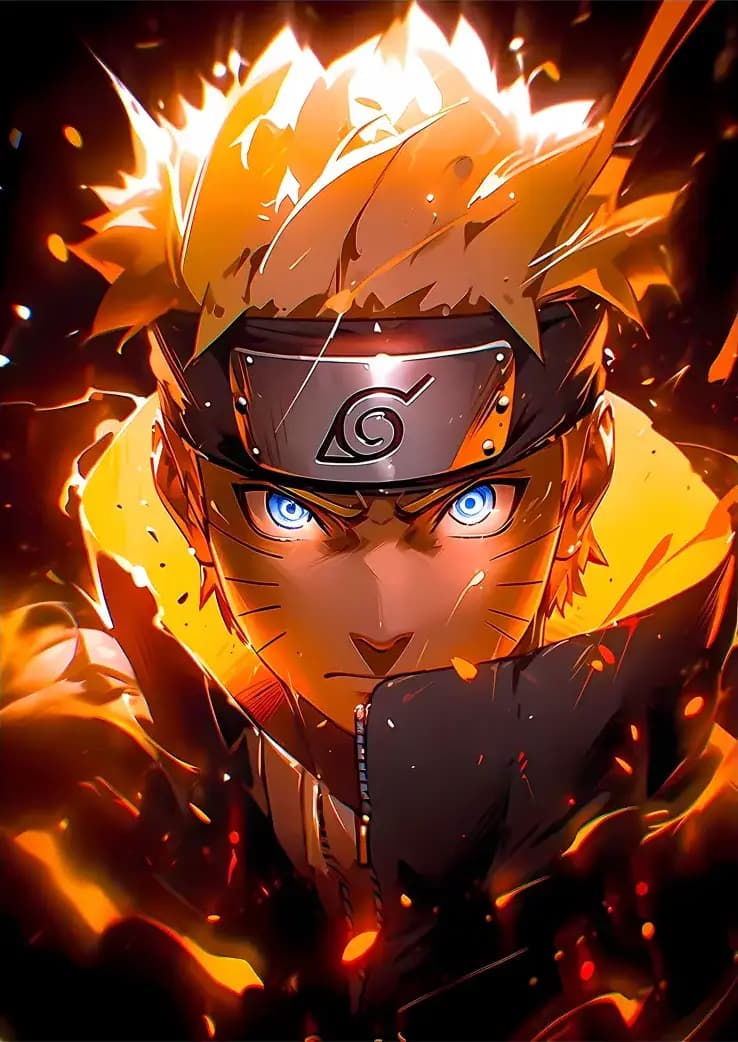 متال پوستر شخصیت Naruto کد N001