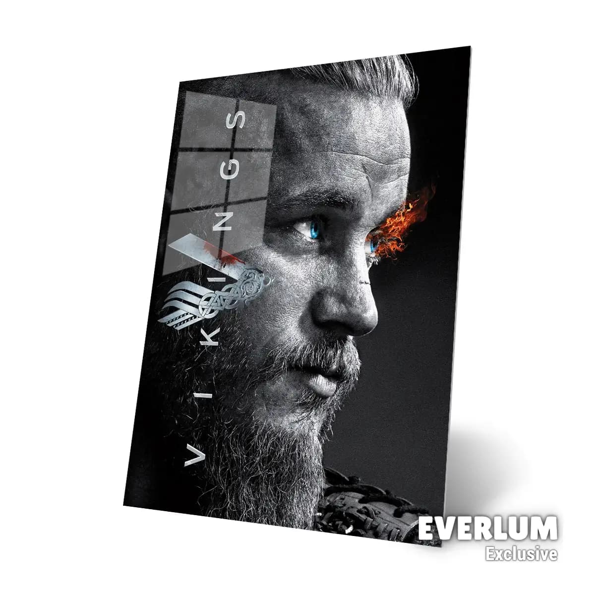 متال پوستر سریال Vikings طرح شخصیت Ragnar کد N202 — تصویر ۴