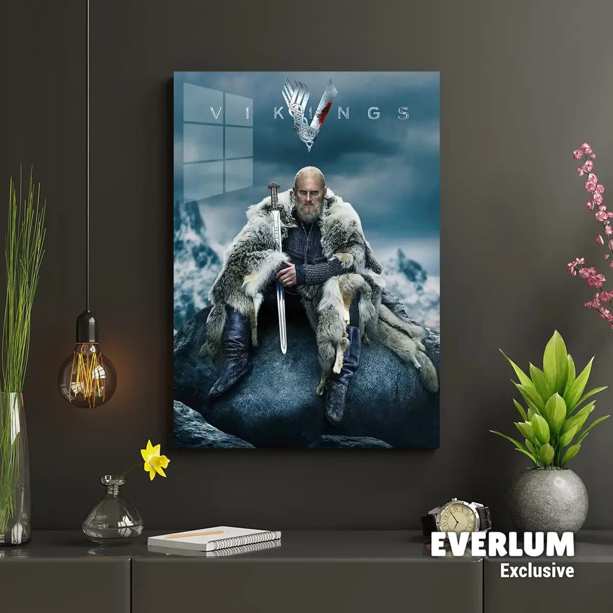 متال پوستر سریال Vikings طرح شخصیت Bjorn کد N201 — تصویر ۳