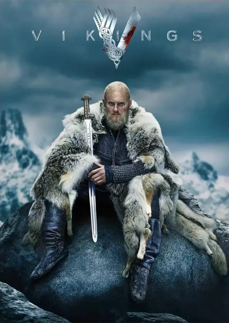 متال پوستر سریال Vikings طرح شخصیت Bjorn کد N201