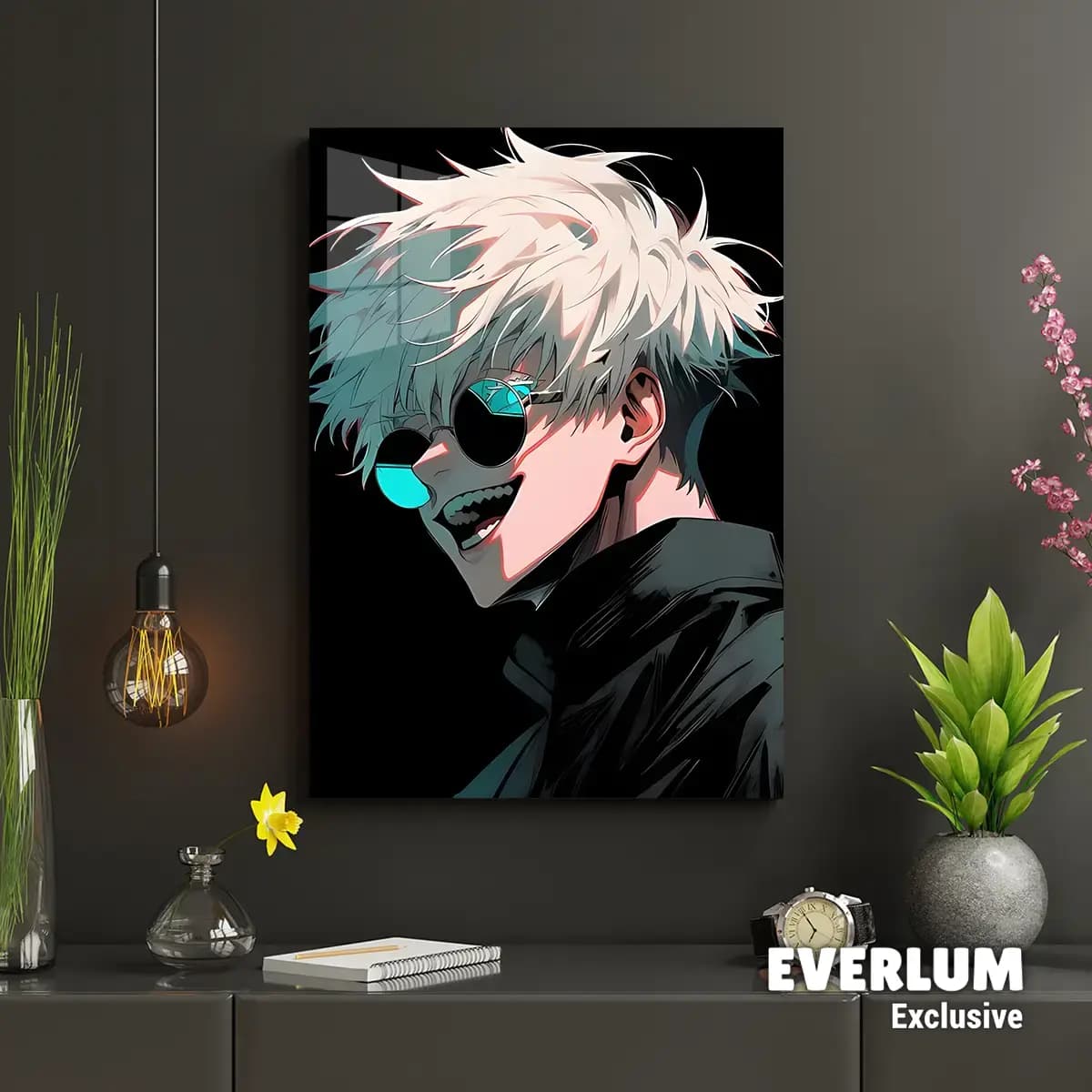 متال پوستر انیمه Jujutsu Kaisen طرح شخصیت Gojo کد N407 — تصویر ۳