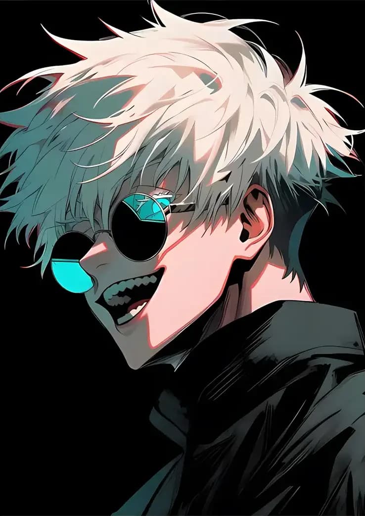 متال پوستر انیمه Jujutsu Kaisen طرح شخصیت Gojo کد N407