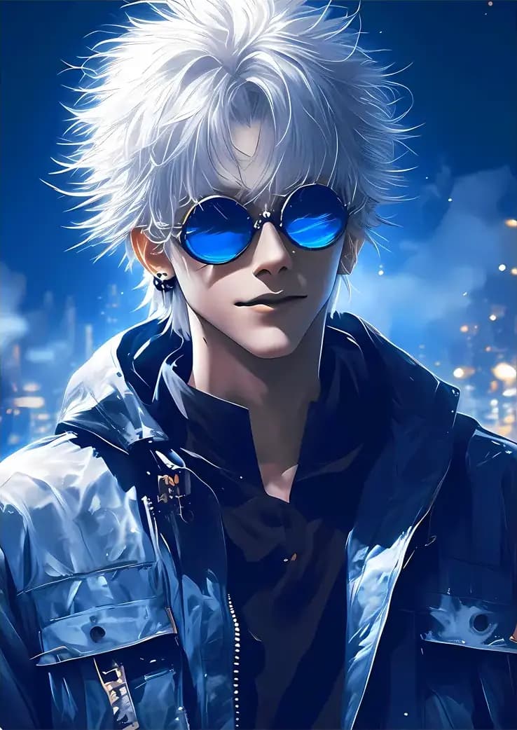 متال پوستر انیمه Jujutsu Kaisen طرح شخصیت Gojo کد N402