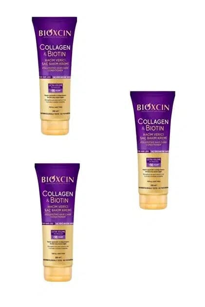 ماسک موی بیوکسین BIOXCIN مدل Collagen and Biotin حجم دهنده مو حجم 250 میل — تصویر ۳