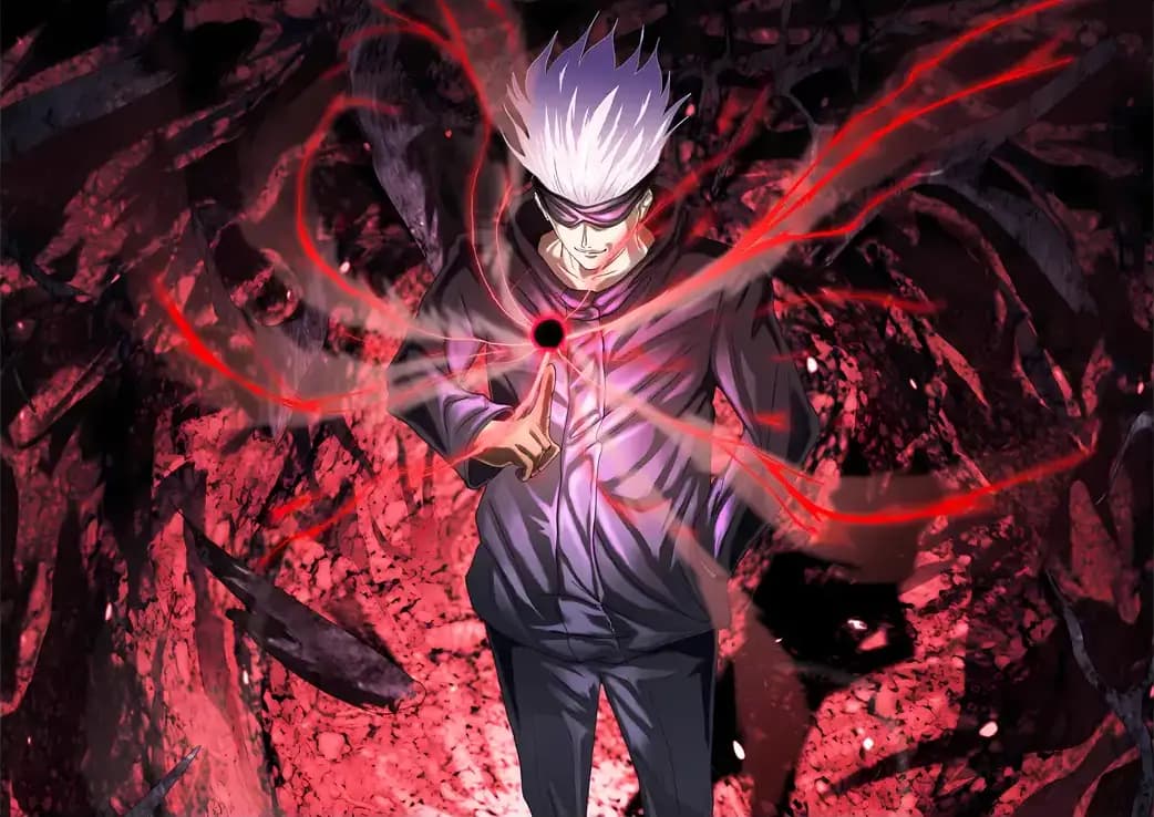متال پوستر انیمه Jujutsu Kaisen طرح شخصیت Gojo کد N220 — تصویر ۲