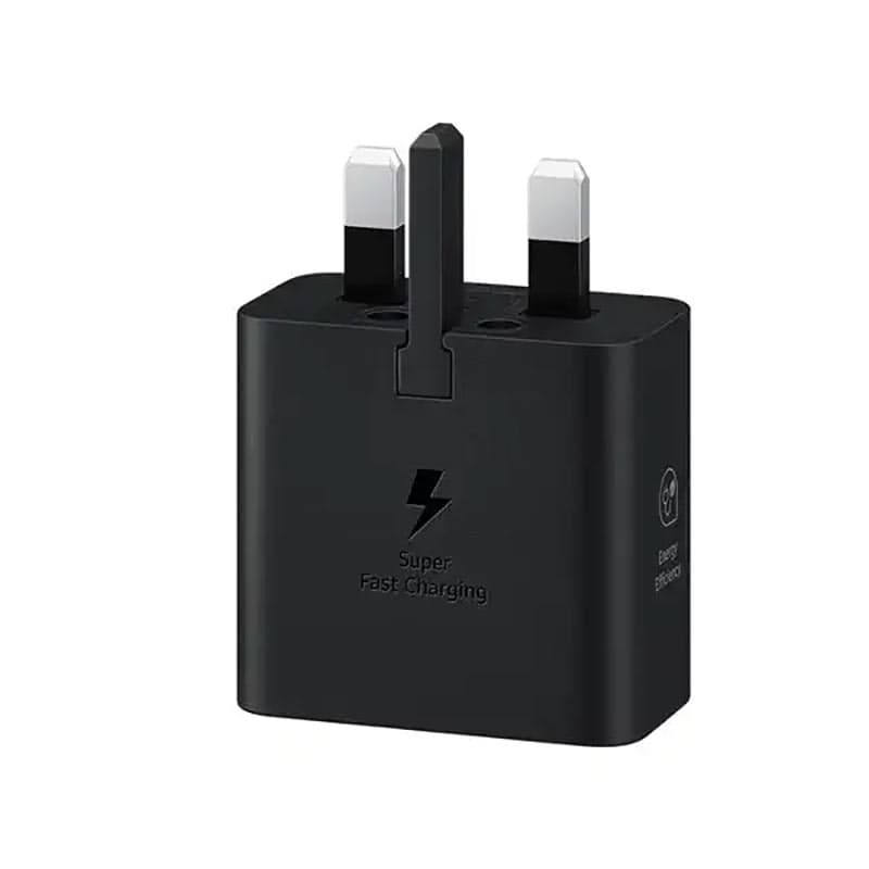 آداپتور شارژر 3 پین برد PD 25W Samsung EP-T2510 Solum پک سفید 2025 اورجینال Low standby — تصویر ۲