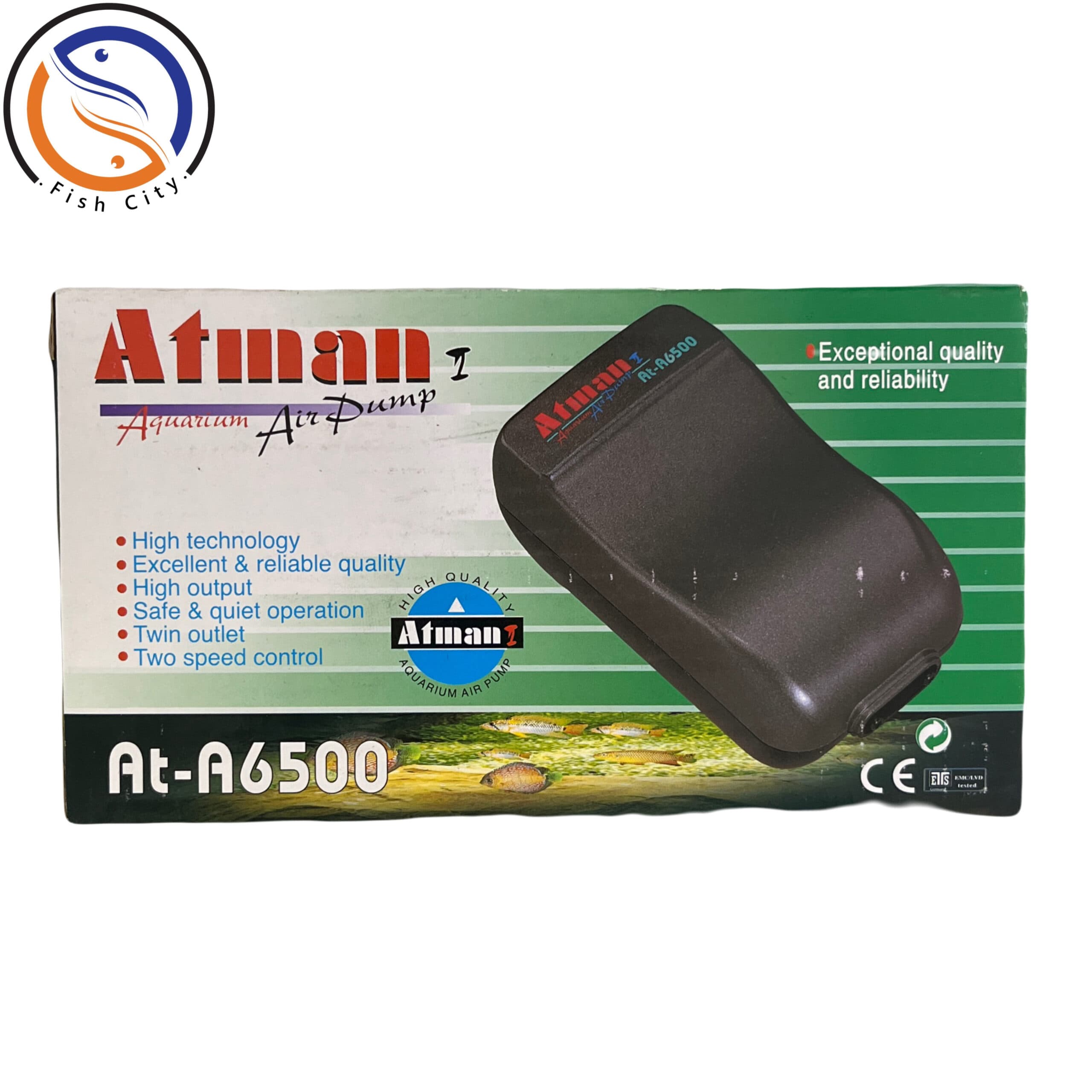 پمپ هوا آکواریوم آتمن مدل At-A6500
