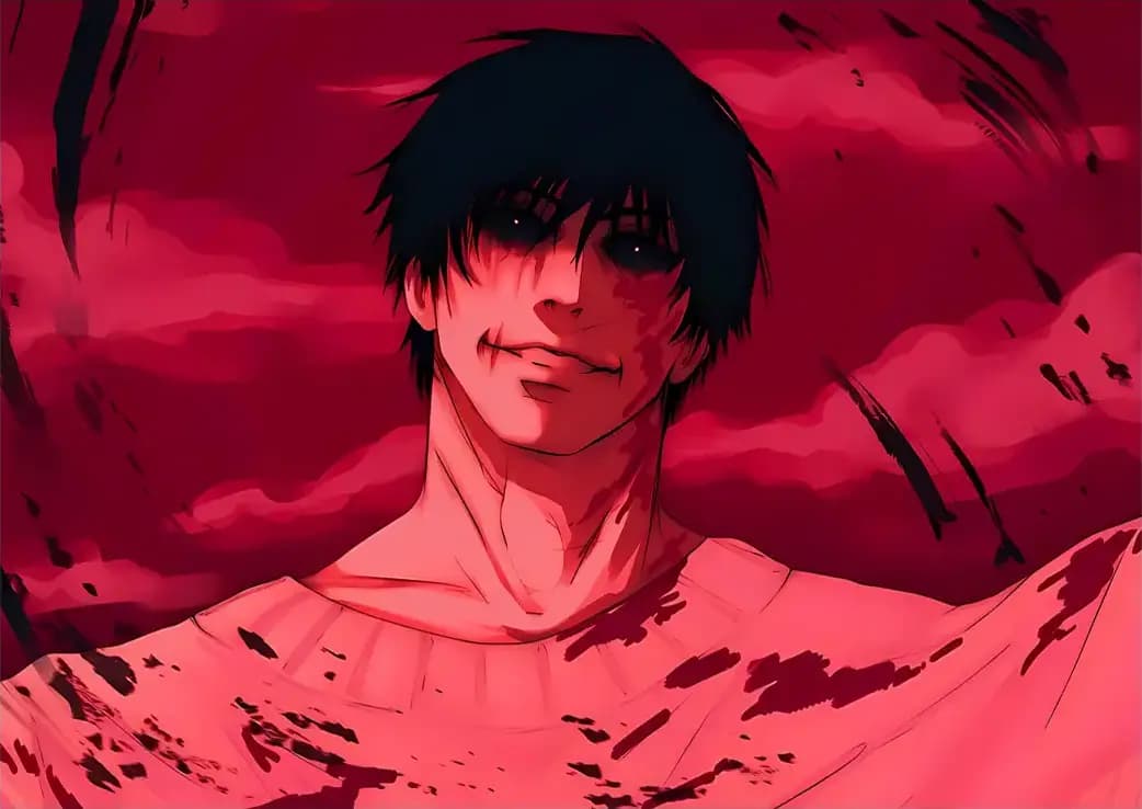 متال پوستر انیمه Jujutsu Kaisen طرح شخصیت Toji کد N207