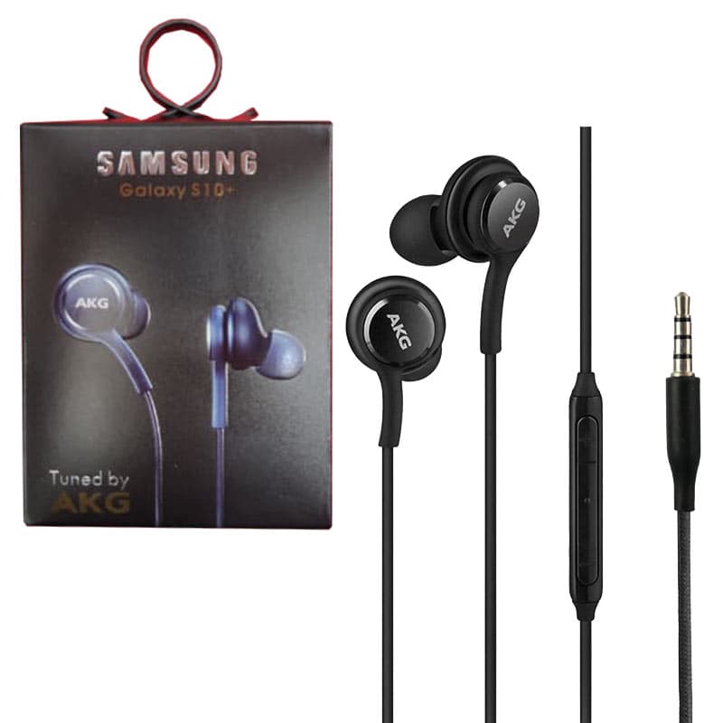 هدفون سیمدار میکروفن دار AKG Samsung S10plus پک مشکی