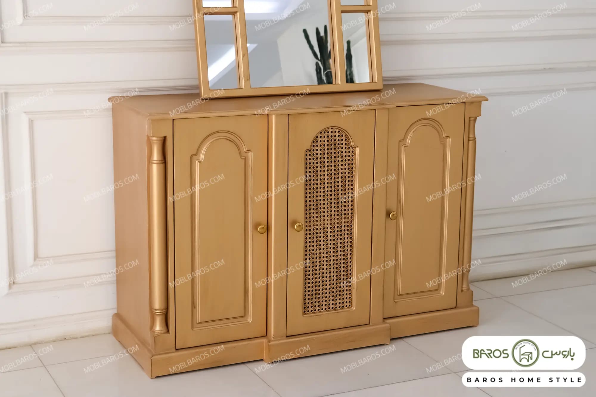 میز کنسول چوبی جدید مدل ۱۴۰۲ بتیس طول ۱۲۵ — تصویر ۴