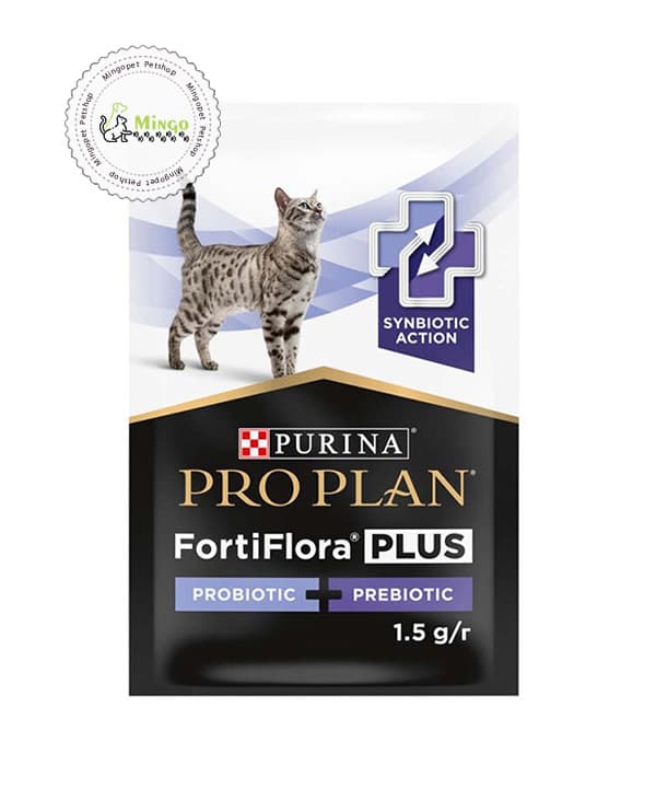 پودر پروبیوتیک و پریبیوتیک پلاس گربه برند پورینا پروپلن مدل Purina ProPlan FortiFlora Plus Probiotic + Prebiotic