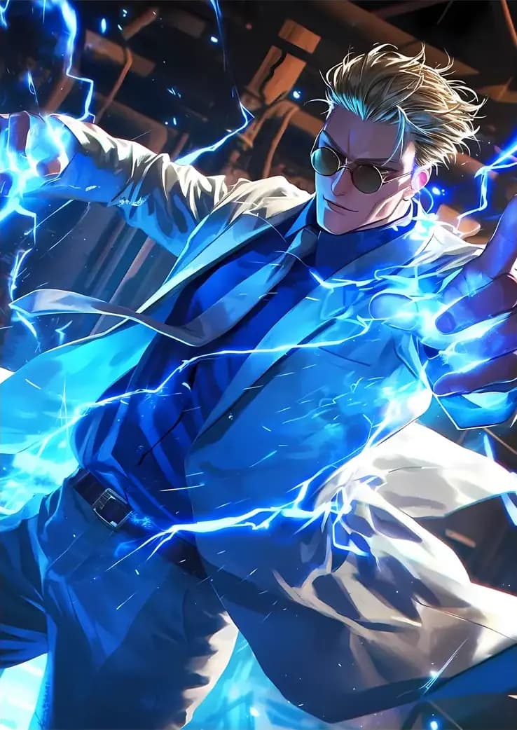 متال پوستر انیمه Jujutsu Kaisen کد N204 — تصویر ۲
