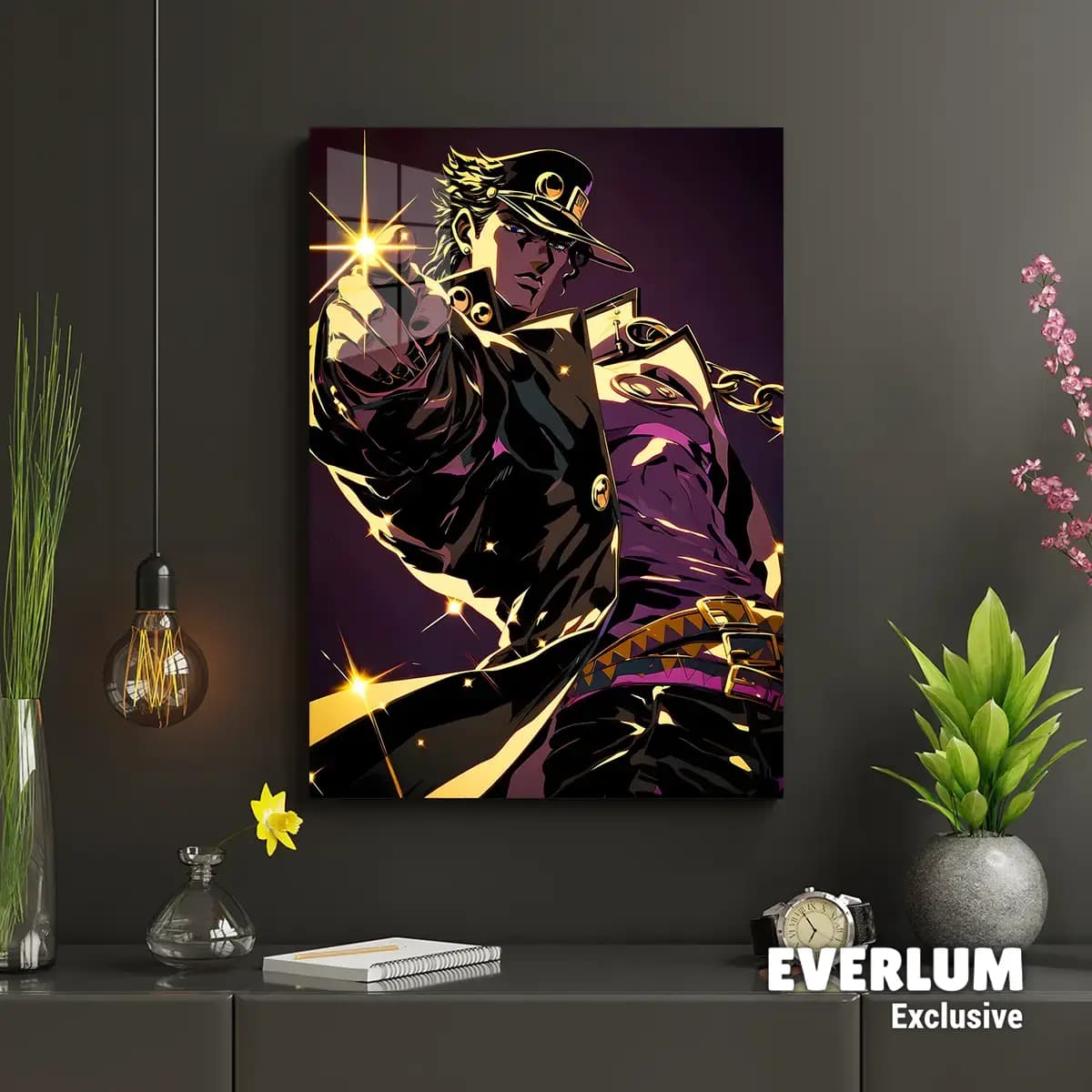 متال پوستر انیمه JoJo’s Bizarre Adventure کد N201 — تصویر ۲