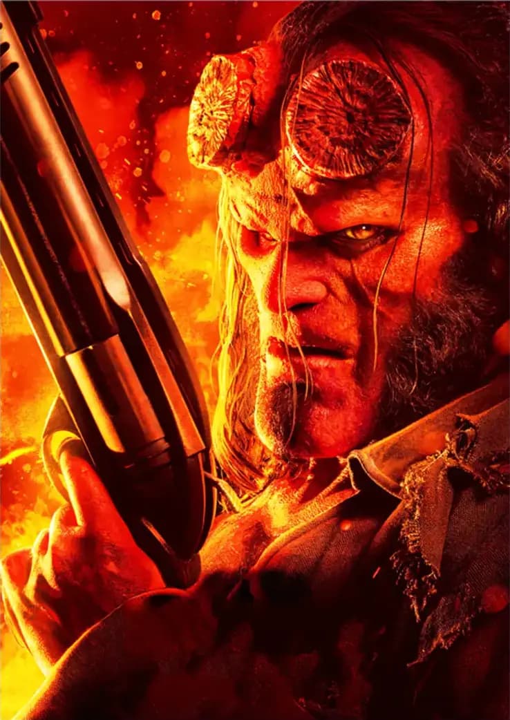 متال پوستر فیلم Hellboy کد N202