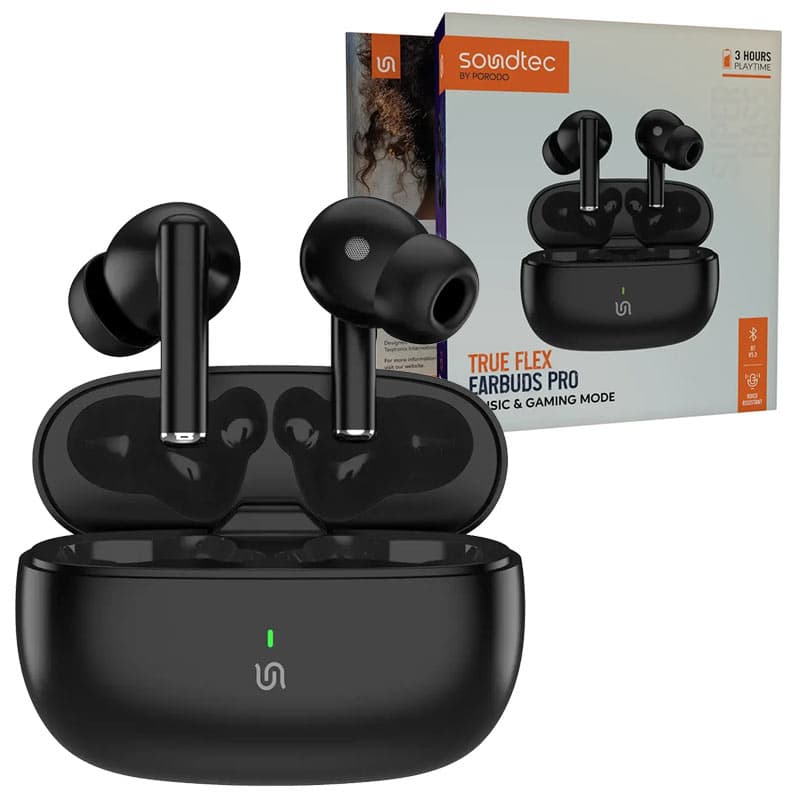 هندزفری بلوتوثی پرودو مدل porodo True Flex Earbuds pro