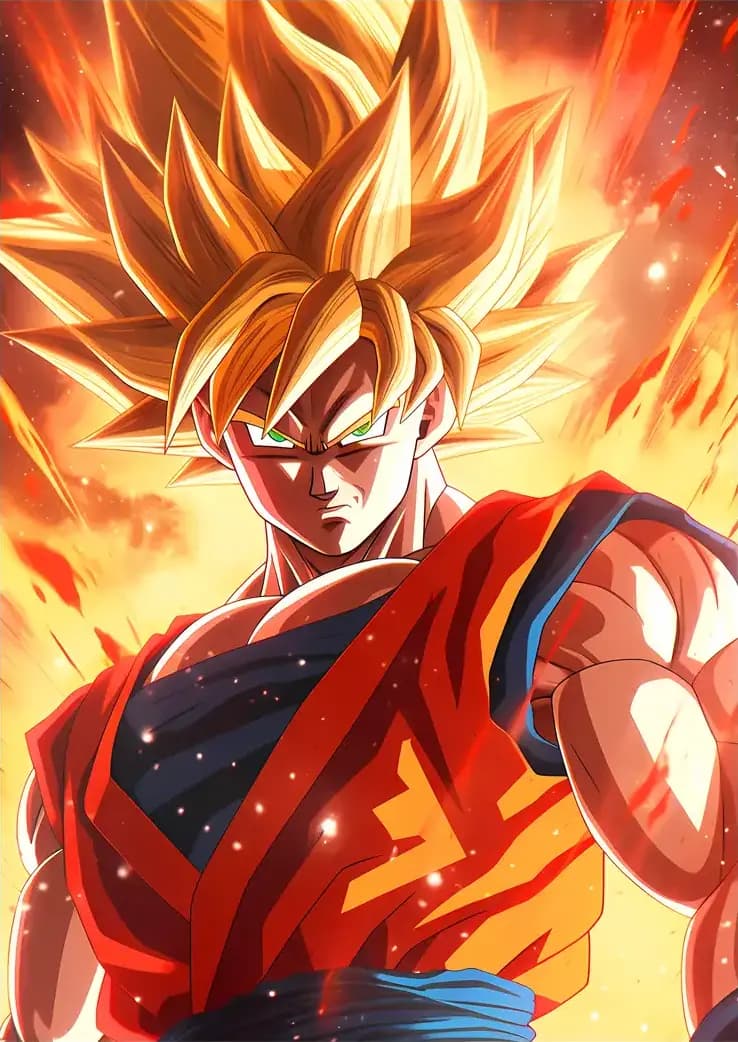 متال پوستر انیمه Dragon Ball کد N202 — تصویر ۲
