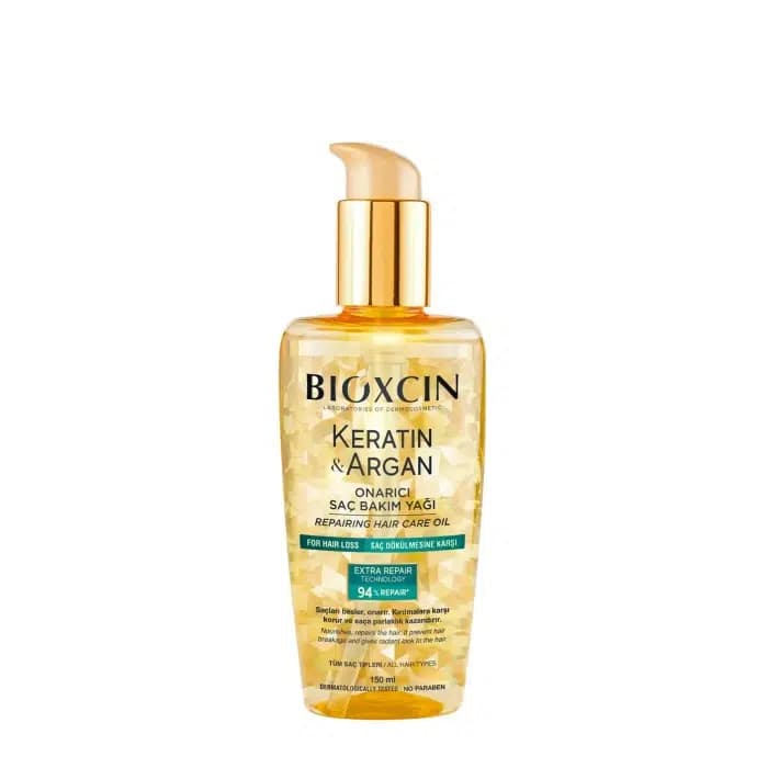 روغن موی بیوکسین BIOXCIN حاوی آرگان کراتین حجم 150 میل — تصویر ۲