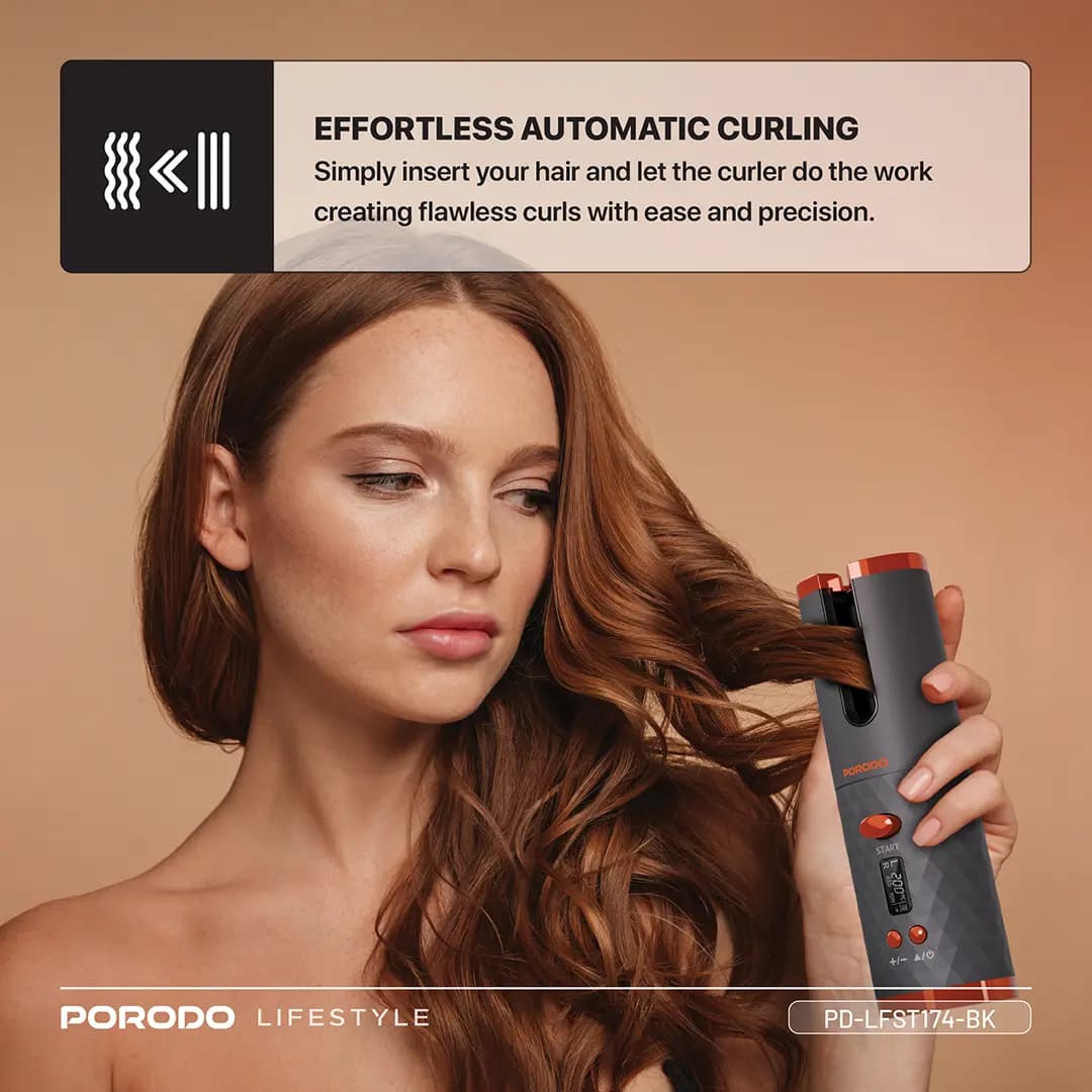 دستگاه فر کننده موی پرودو مدل Porodo automatic hair curler Lfs174 — تصویر ۱۰