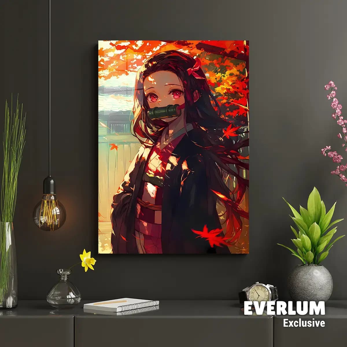 متال پوستر انیمه Demon Slayer طرح شخصیت Nezuko کد N403 — تصویر ۳