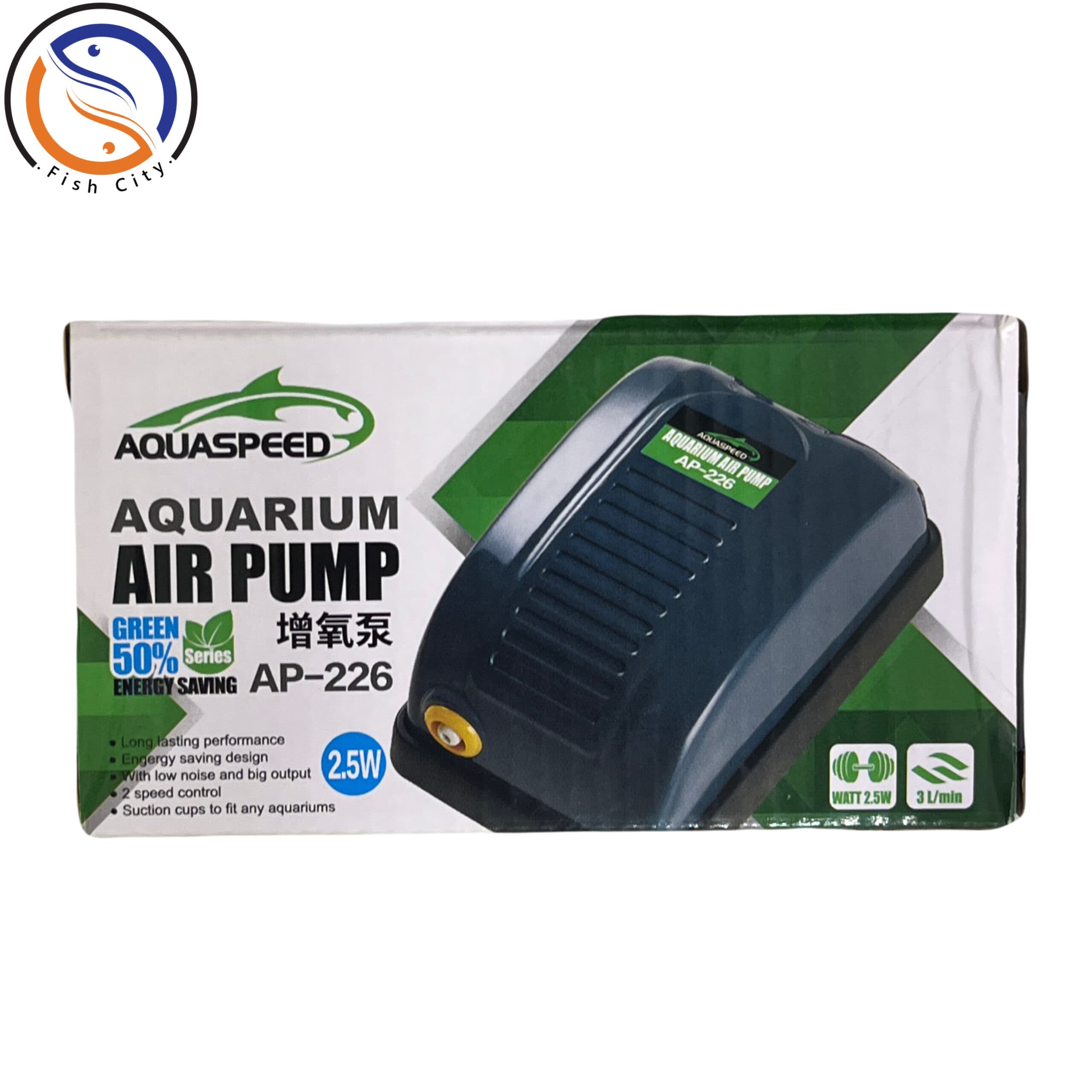 پمپ هوا آکواریوم آکوااسپید مدل AP-226