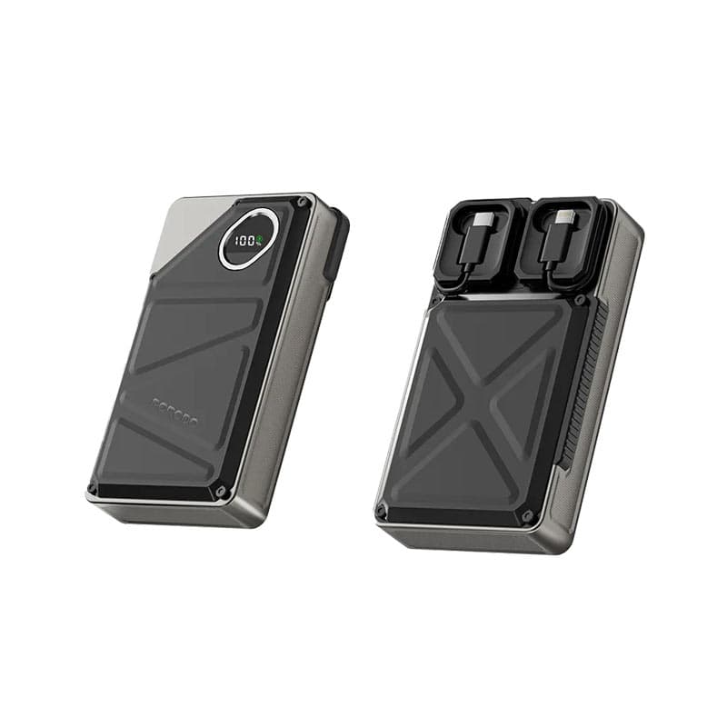 پاوربانک فست 20000mAH کابل متصل نمایشگر دار پرودو مدل porodo PB056 powerbank — تصویر ۳