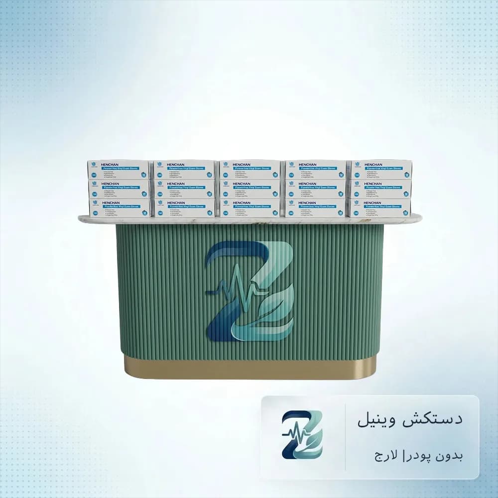 دستکش وینیل لارج هنچان (100 عددی) | مناسب معاینه زنان و مصارف عمومی — تصویر ۴