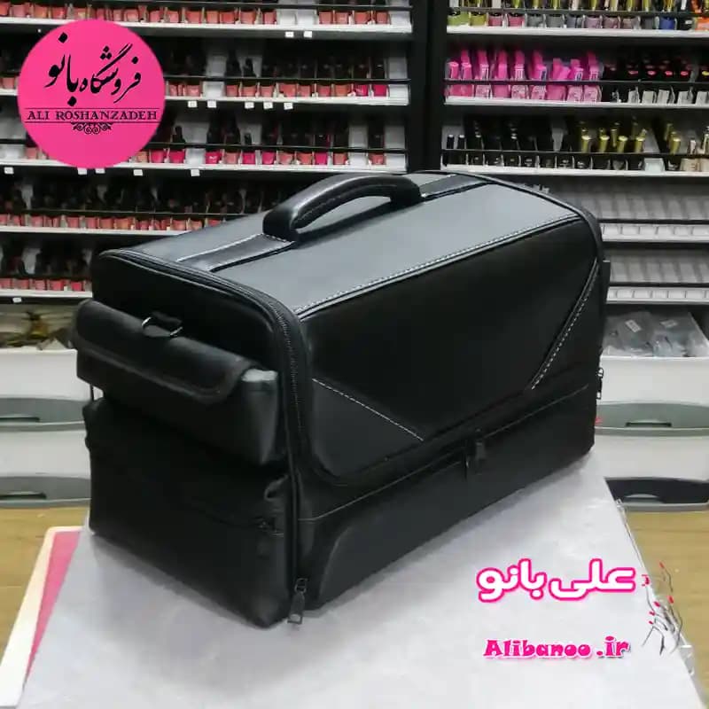 کیف ابزار ناخنکار خلبانی چرمی بزرگ ۱