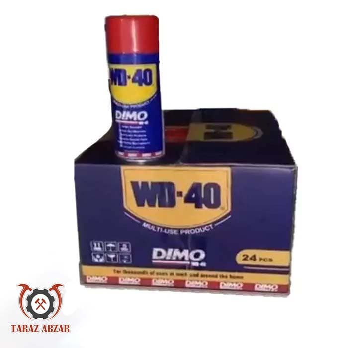 اسپری روان کننده و زنگ شور WD-40 دیمو کارتن 24 عددی