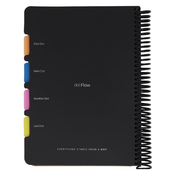 دفتر خط دار وزیری 160 برگ دیوایدردار dot FLOW دات نوت (dotnote) — تصویر ۲