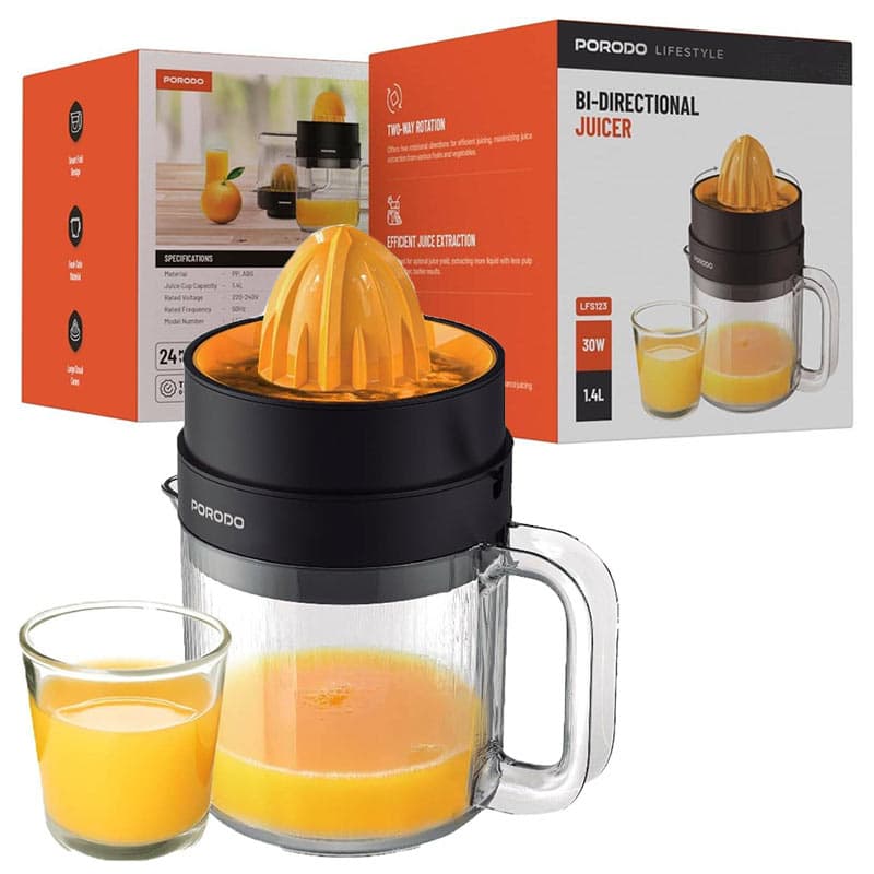 آب مرکبات گیری دو طرفه پرودو مدل Porodo Bi-directional juicer LFS123