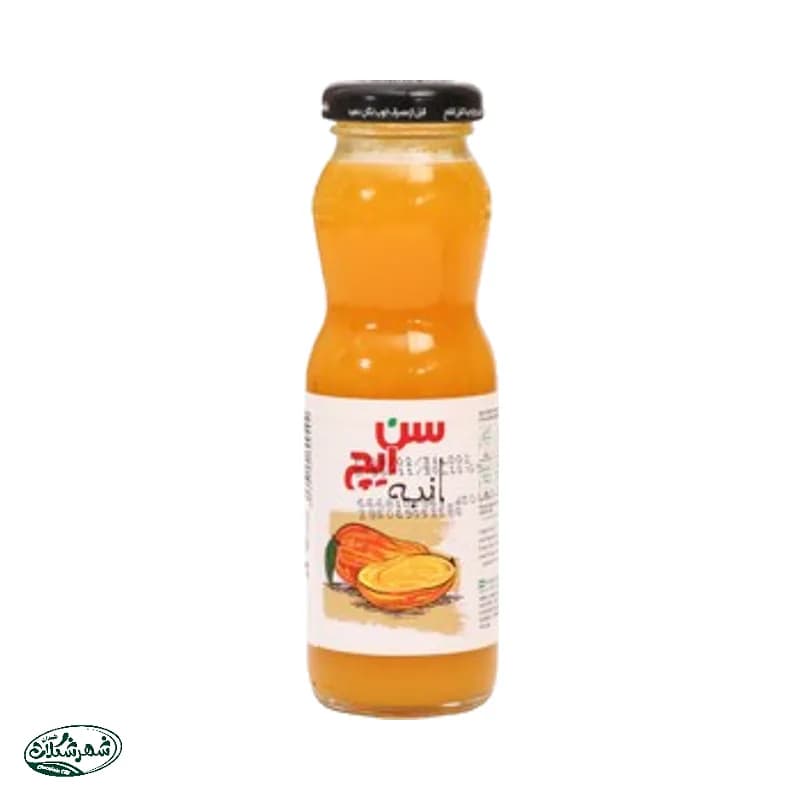آبمیوه شیشه سن ایچ انبه