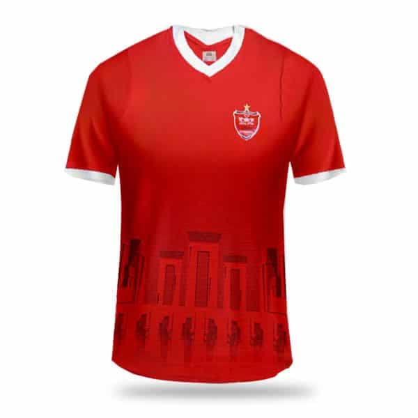 لباس اول پرسپولیس 1403/1404 اورچینال (قرمز و سفید)