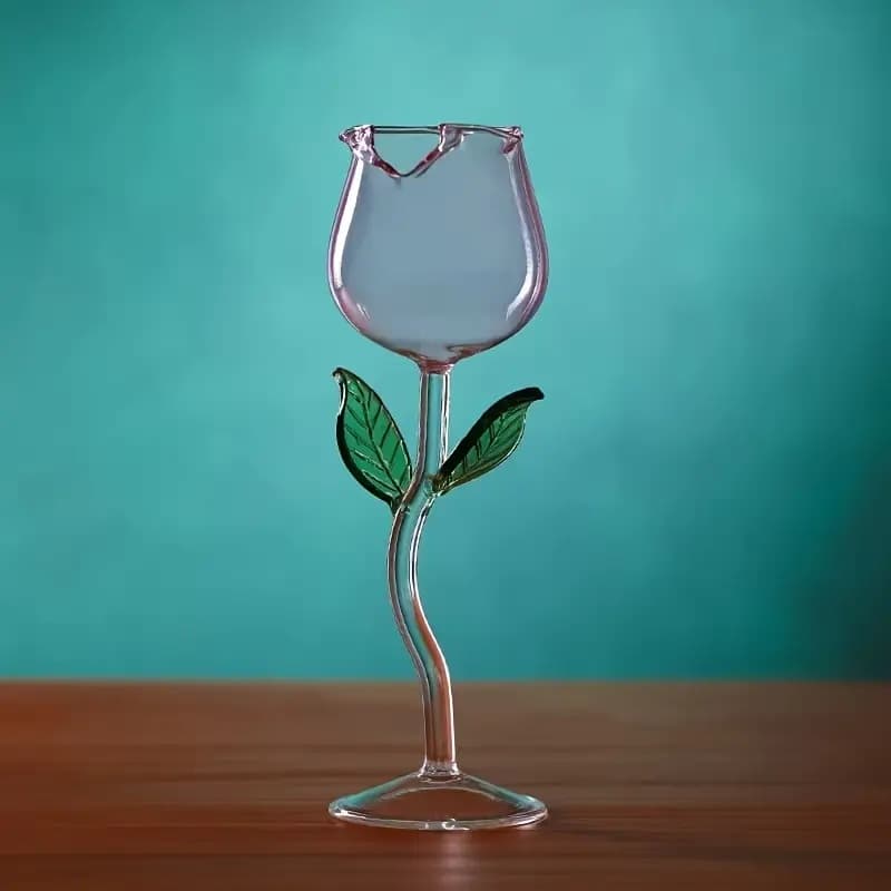 گیلاس مدل گل رز رنگی — تصویر ۶