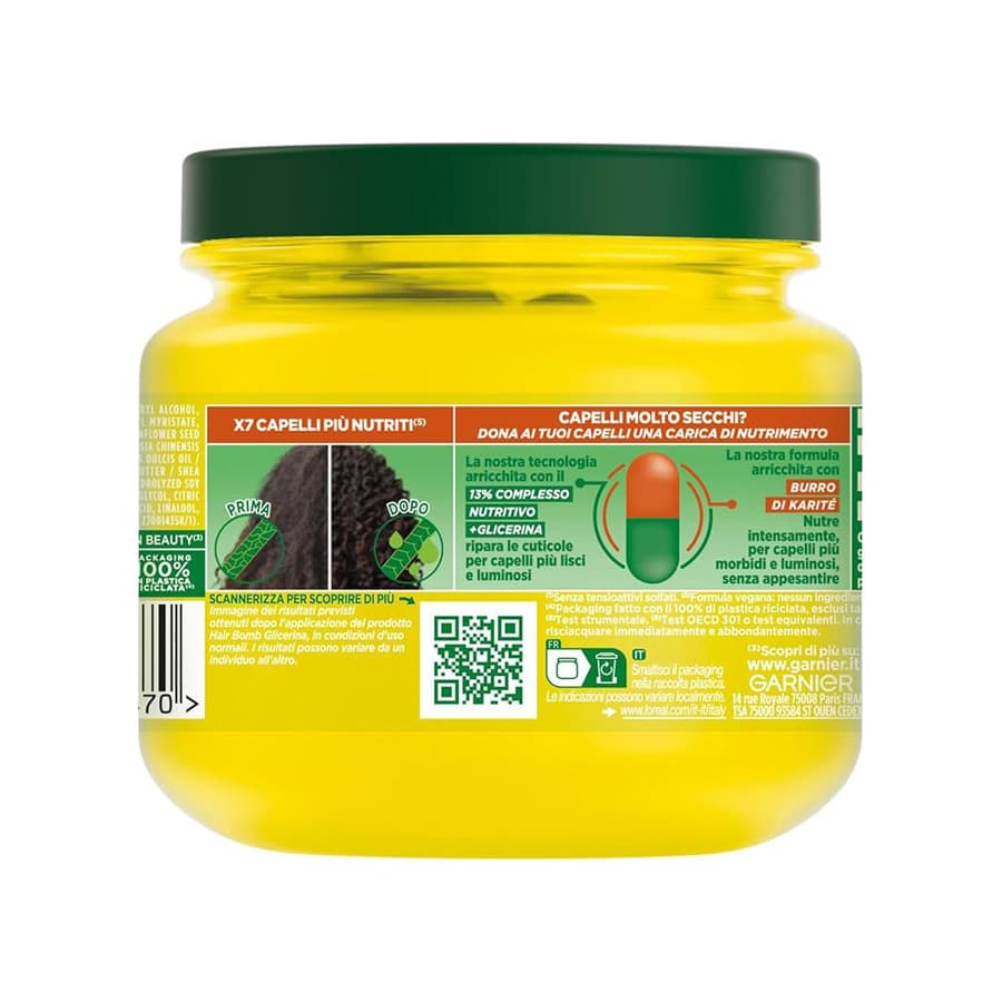 ماسک مو گلیسرین گارنیر Hair Bomb — تصویر ۳