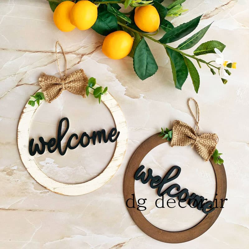 آویز پشت دربی welcome
