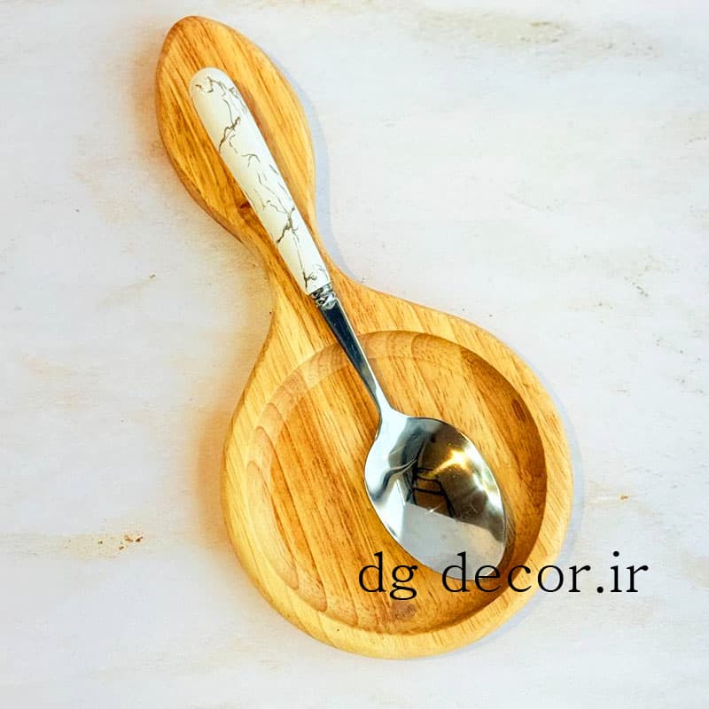زیر قاشقی چوبی بامبو وارداتی