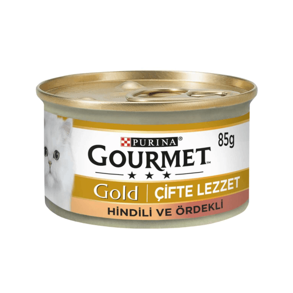 کنسرو گربه گورمت گلد گریوی با طعم اردک و بوقلمون (ترک)Gourmet Gold Gravy with Duck and Turkey