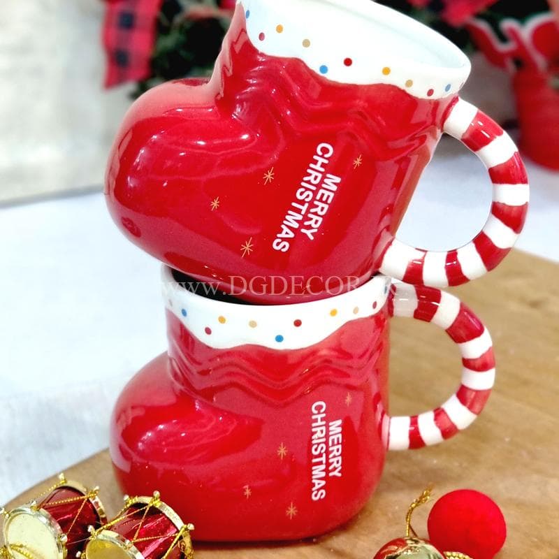 ماگ طرح جوراب کریسمسی — تصویر ۵