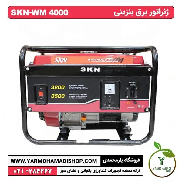 موتور برق بنزینی SKN-WM4000