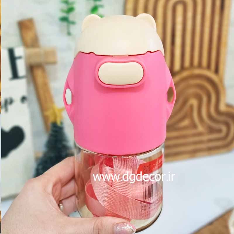 تراول ماگ درجه یک طرح خرس نی دار و بند دار — تصویر ۶