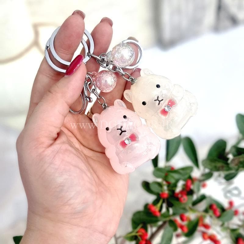 جاسوئیچی طرح خرگوش وارداتی شیشه ای — تصویر ۳